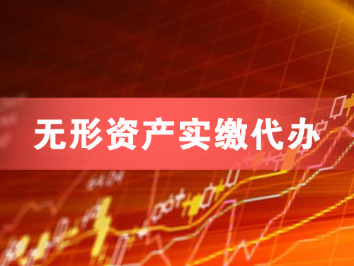 金昌无形资产实缴资本代办